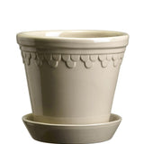 Sandstone Glazed Rosa Pot