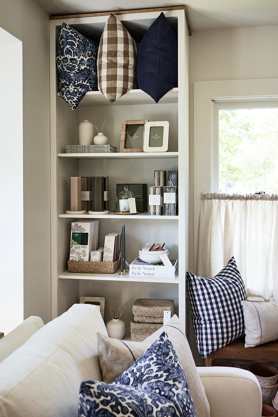 Navy Pillow