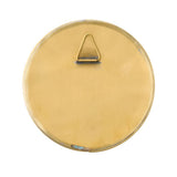 Brass Framed Mirror Round