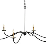 Saxon Large Black Chandelier