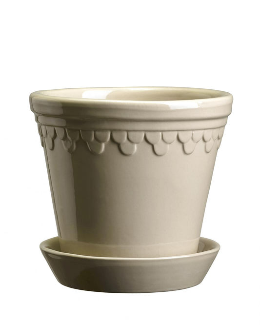 Sandstone Glazed Rosa Pot