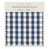 Blue Check Fabric