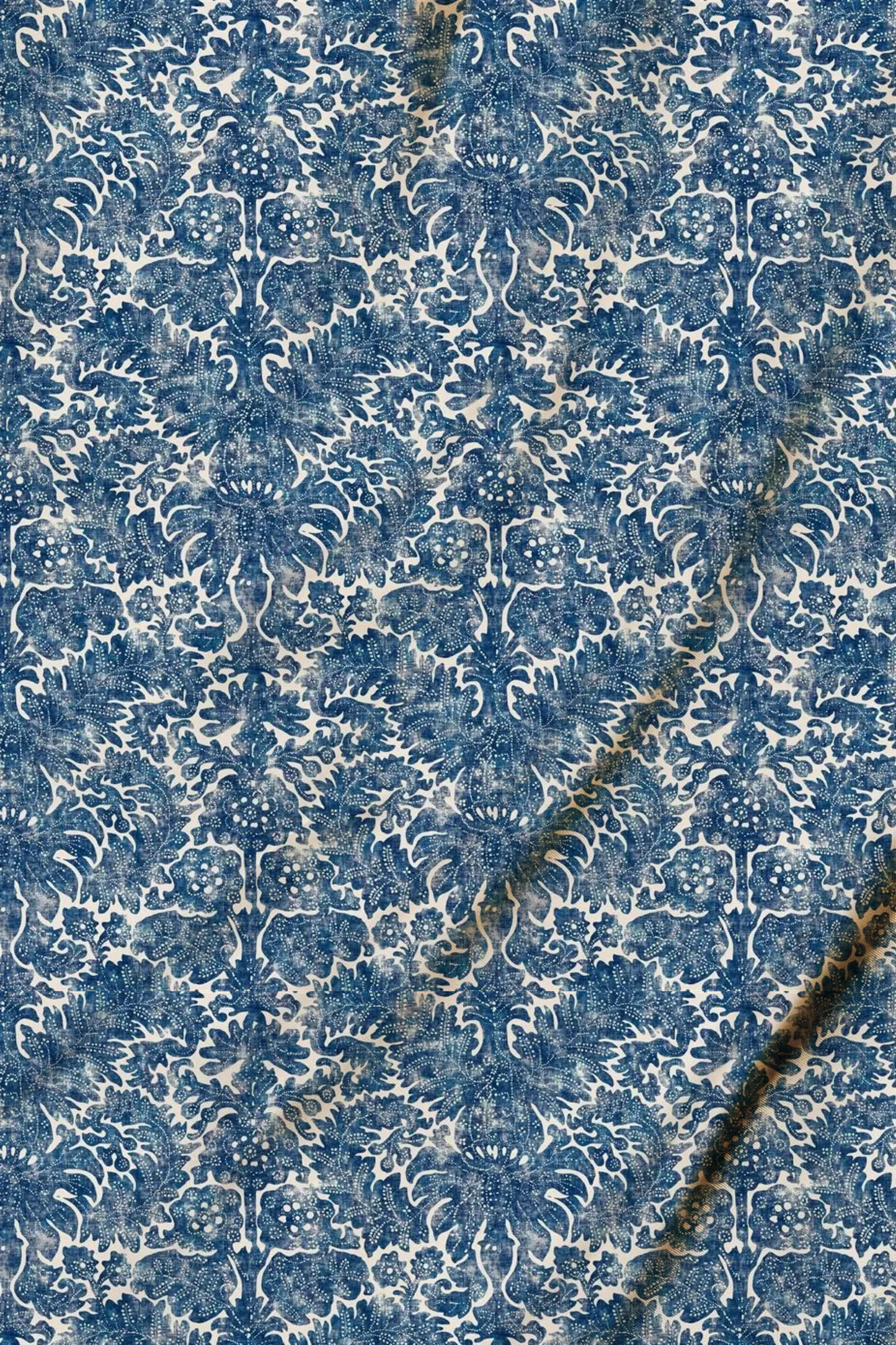 Blue Print Fabric