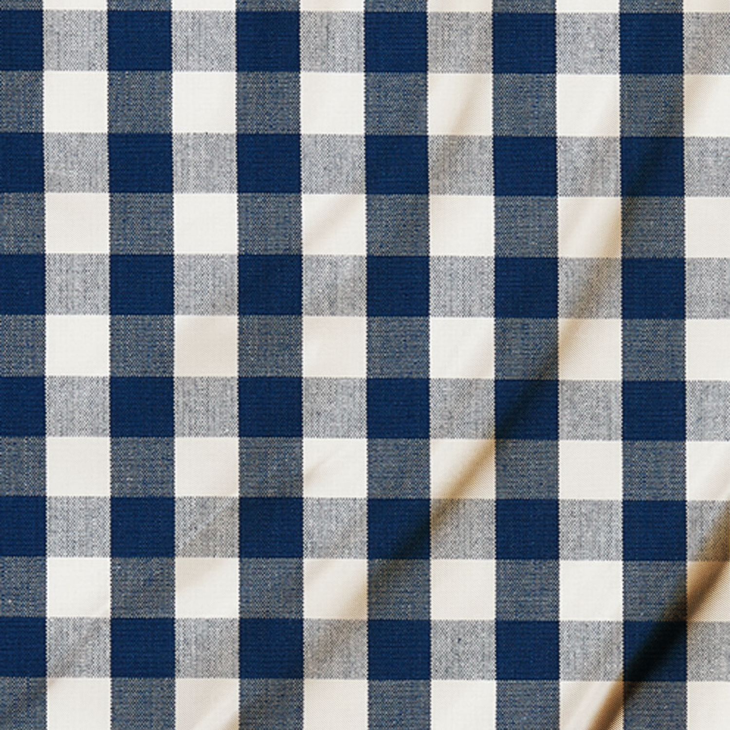 Blue Check Fabric