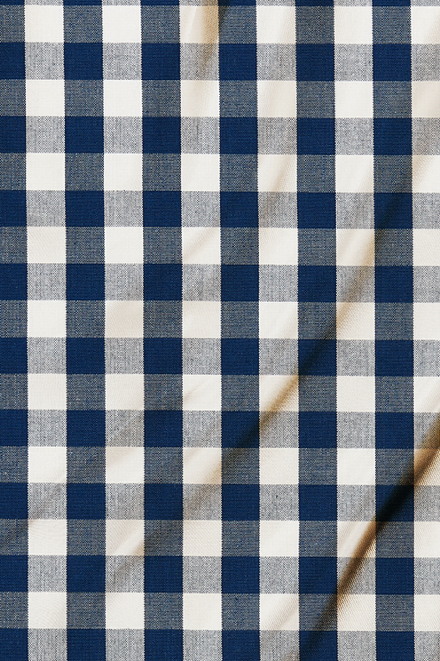 Blue Check Fabric