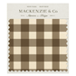 Brown Check Fabric