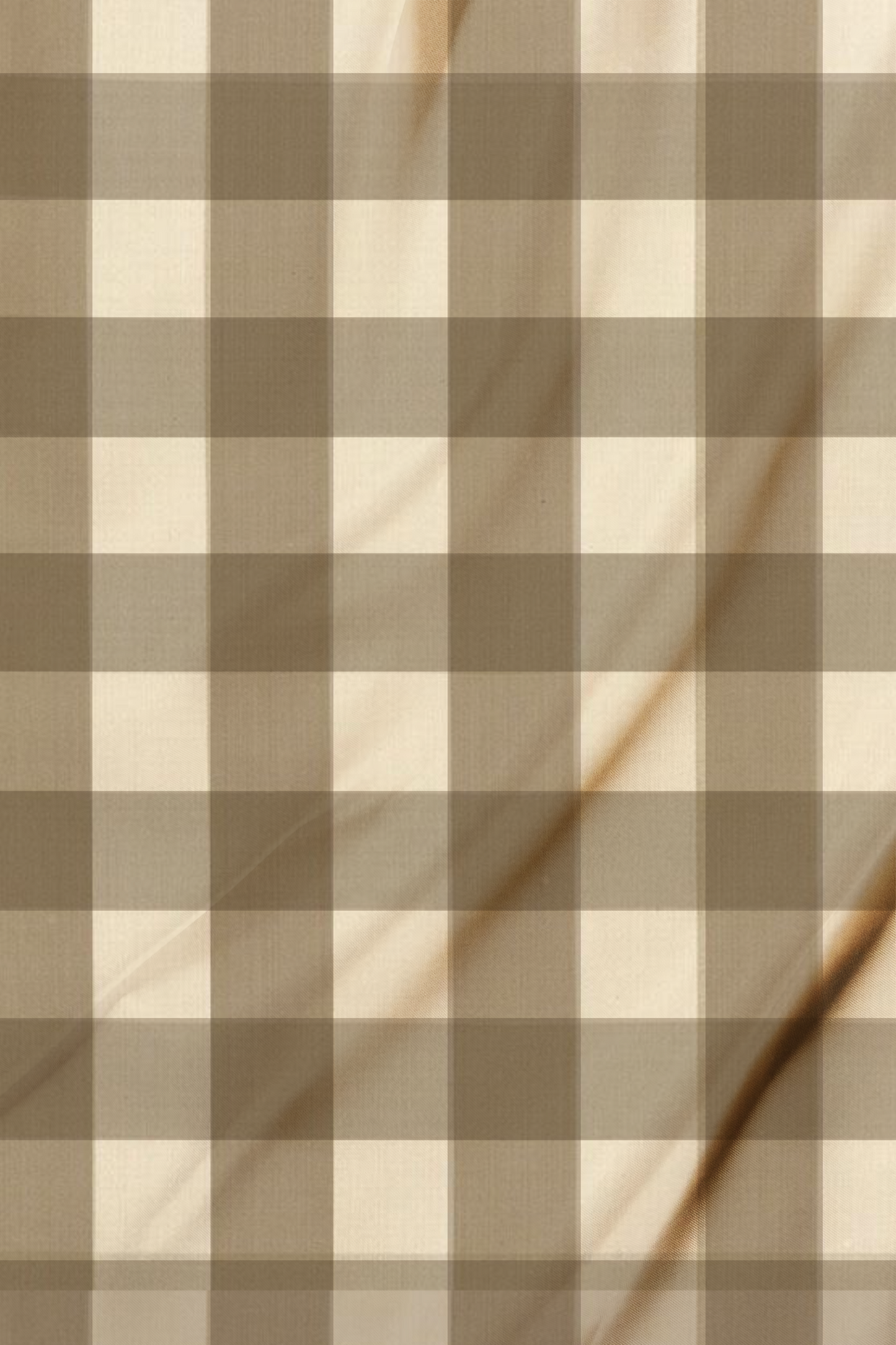 Brown Check Fabric