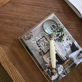 Ivory & Gold Magnifying Glass