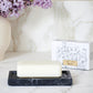 Black Marble Soap Dish