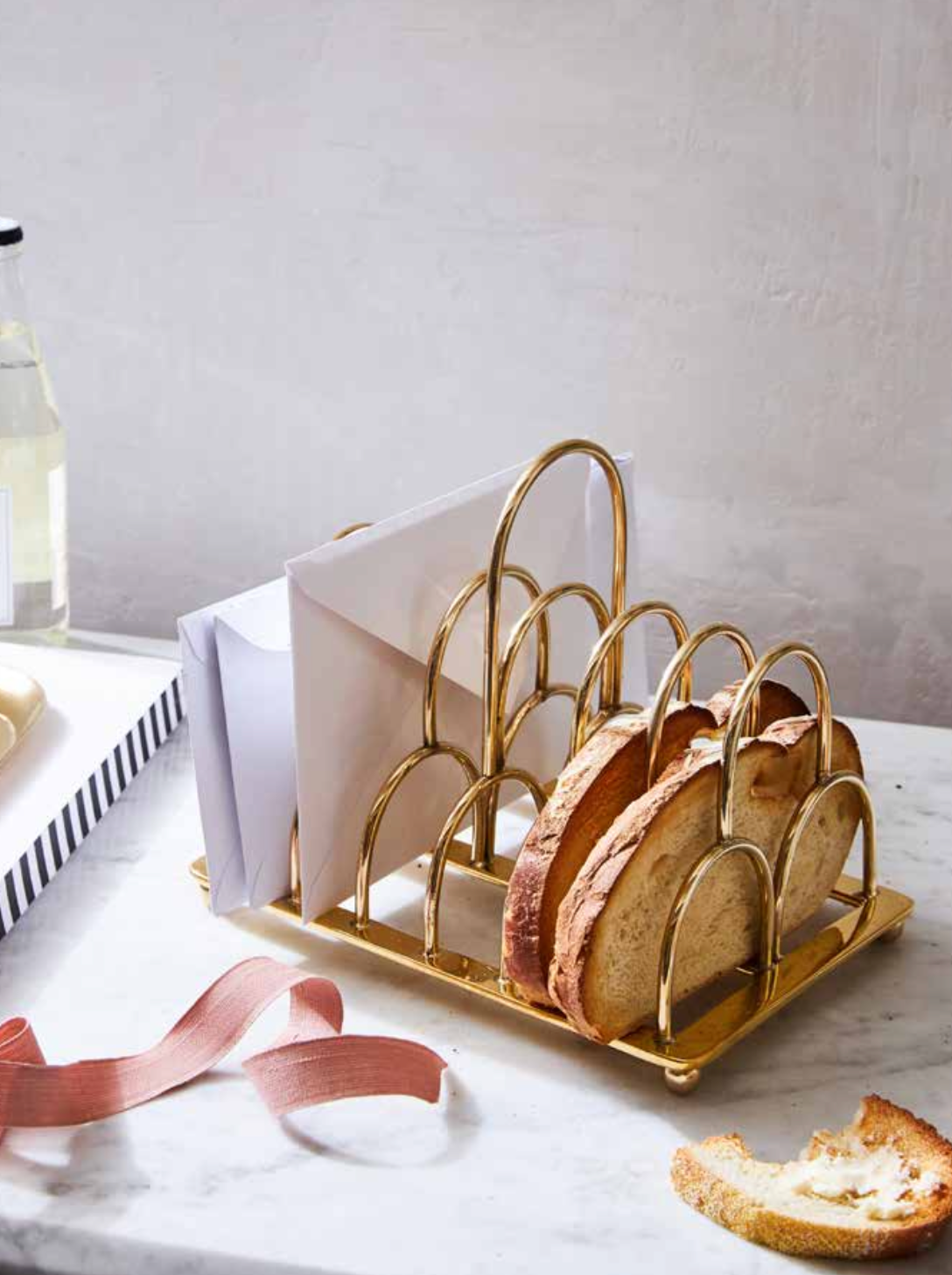 Brass Toast Stand