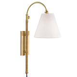 Hudson Valley Lighting Curves No.1 Plug-In Sconce