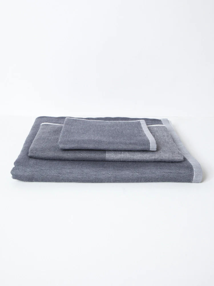 Two-Tone Chambray Towel