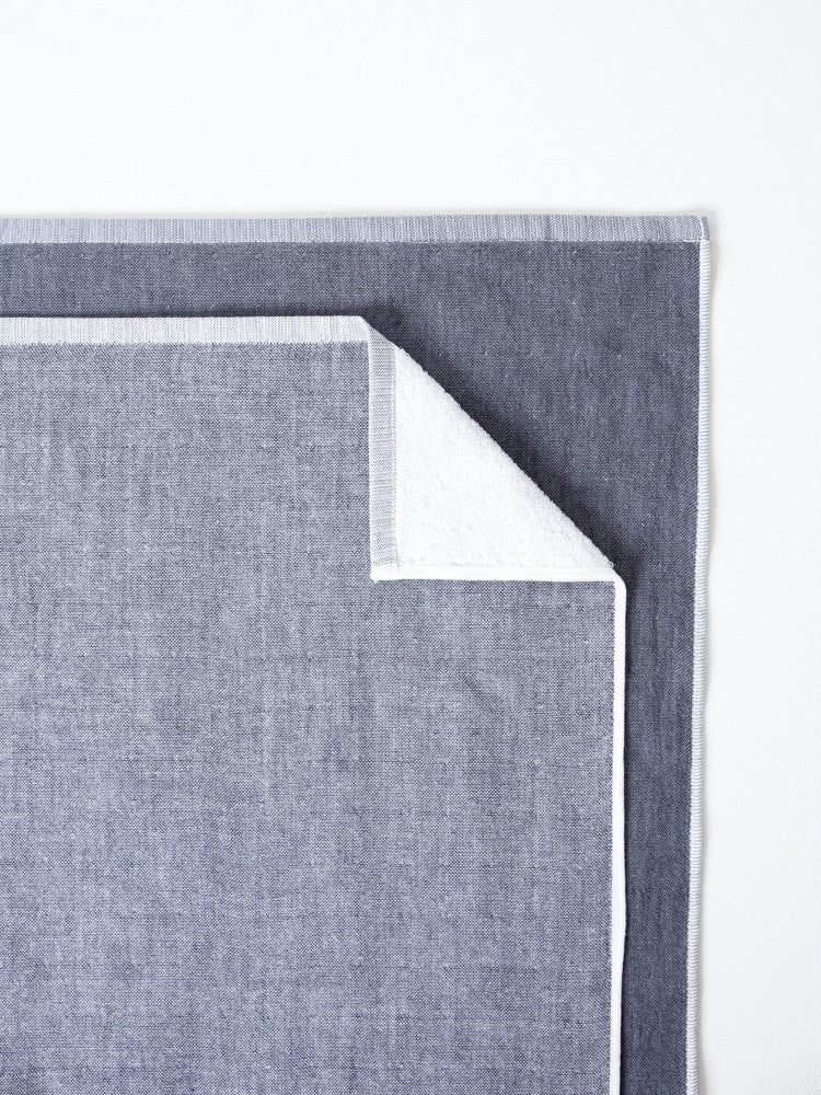 Two-Tone Chambray Towel