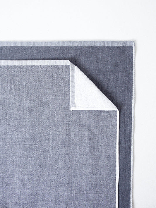 Two-Tone Chambray Towel