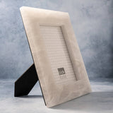 5"x7" Alabaster Photo Frame: Alabaster / White