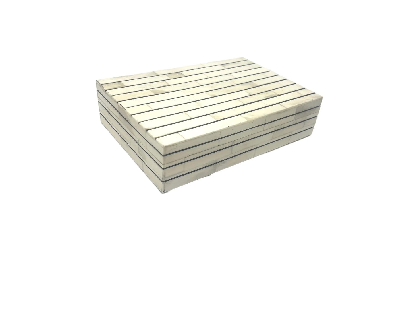 White Striped Box