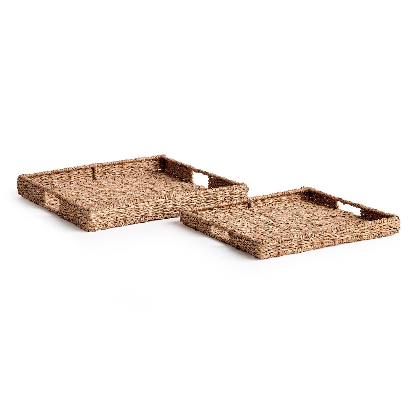Seagrass Rectangular Trays (Set Of 2)