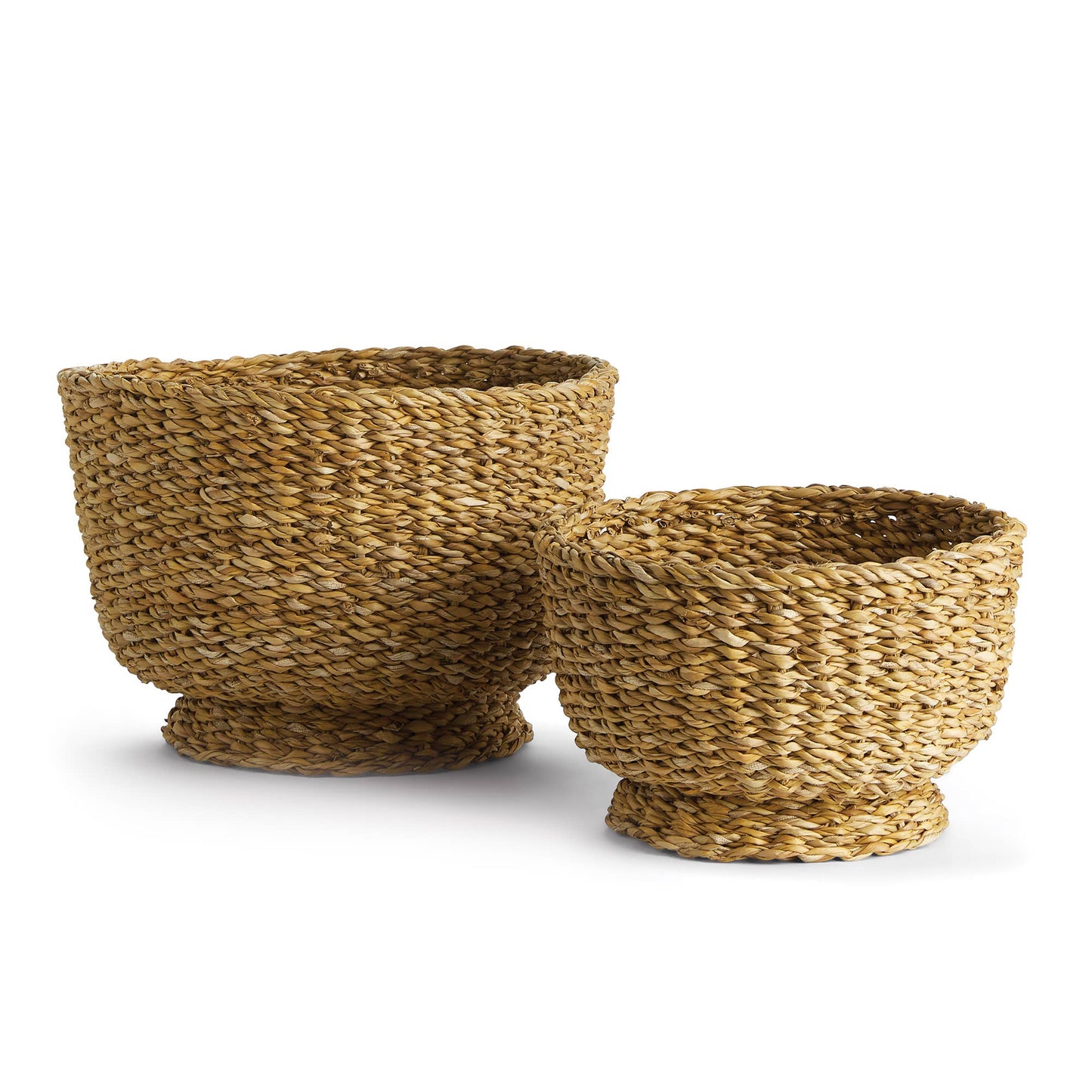 Seagrass Decorative Footed Bowls (Set Of 2)