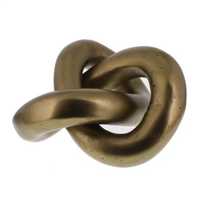 Brass Infinity Knot