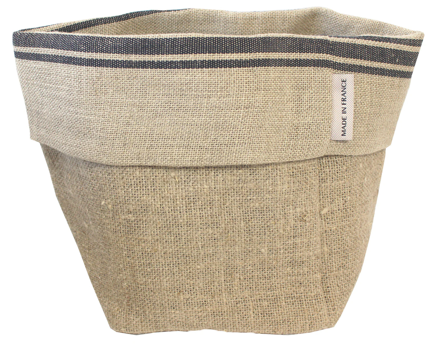 Striped Linen Bread Bag