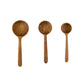 Teak Root Measuring Ladles (Set of 3)